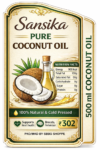 SANSIKA PURE COCONUT OIL 500ML