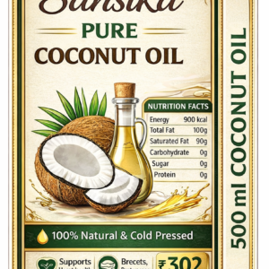 SANSIKA PURE COCONUT OIL 500ML